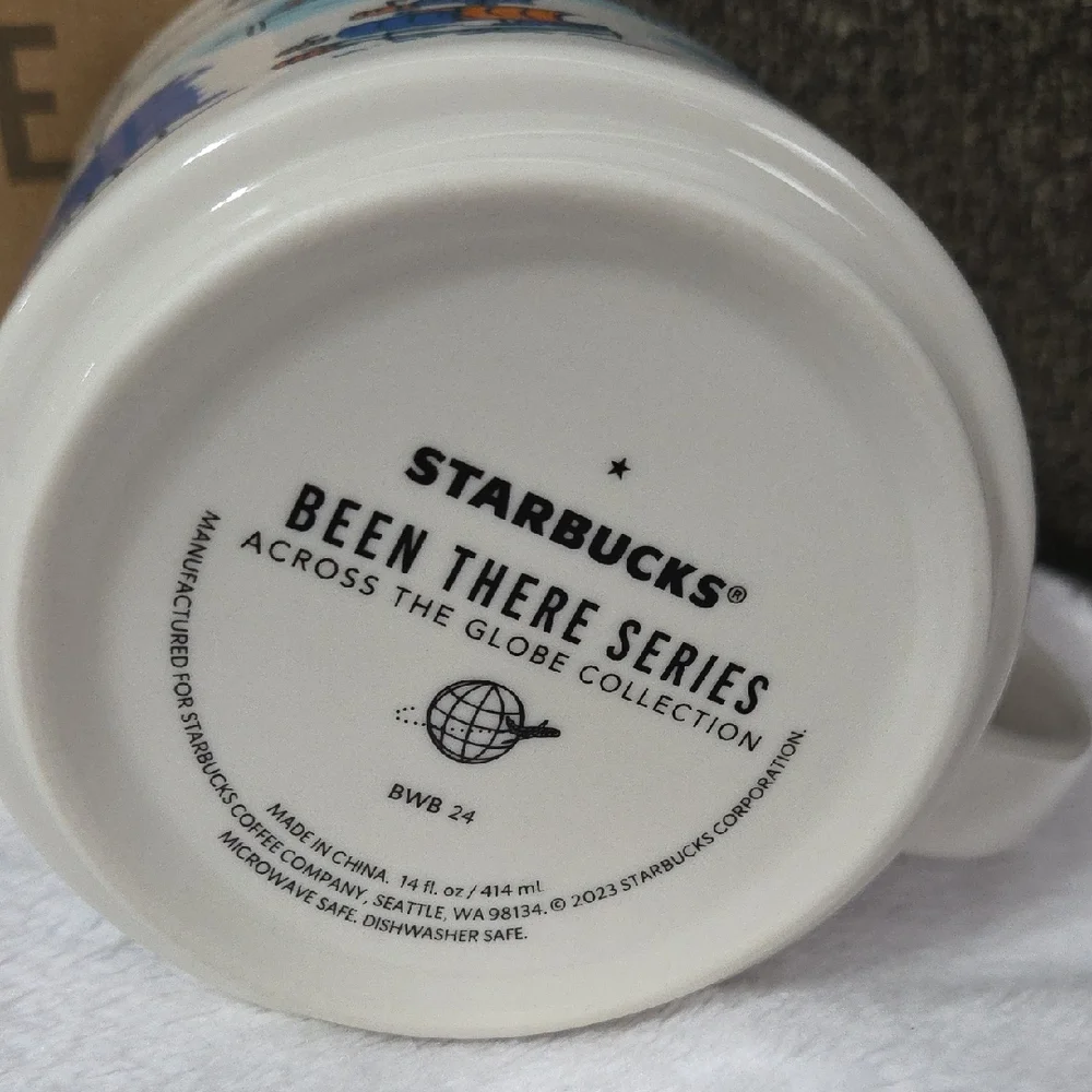 Starbucks Tampa Bay Mug with Blue and White Design - Picture 2 of 6